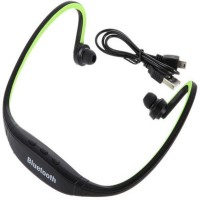 Bluetooth Wireless Headset Stereo Headphone Earphone Handfree Sport Universal outside outing Green
