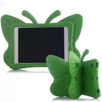 Safety Shockproof Handle Friendly Thick Non-Toxic dense EVA Foam Butterfly Protective Stand Case Cover for Apple iPad Mini 1234 Green