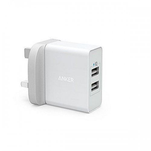 Anker 24w 2 Port Usb Wall Charger For Mobile Phones A2021k21 From Accessories Online Shopping In Uae Dubai Baby Gears Smartwatches Electronics Kitchen Appliances Tablets Accessories Games Consoles Laptops Camera Mobiles