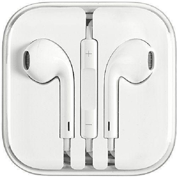 Apple Headphones Earphones with Remote & Mic For IPhone iPad 6S 6 5 5S 4S (White)