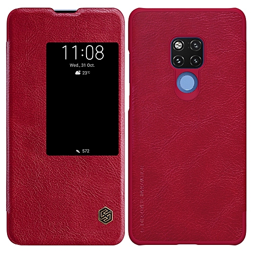 Genuine Leather Vintage Wallet Folding Flip Case for Huawei Mate 20X