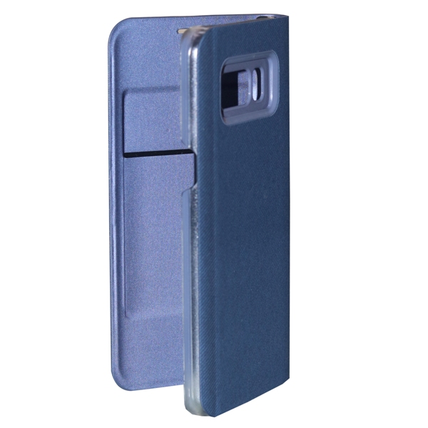 Clear View Stand Flip Cover for Samsung Galaxy S6 Edge Plus 