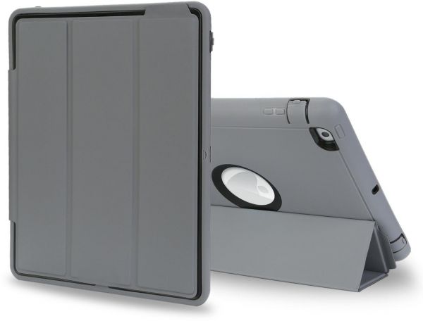 Case Cover Magnetic Folio Back For Apple iPad 234 (Grey & Black)