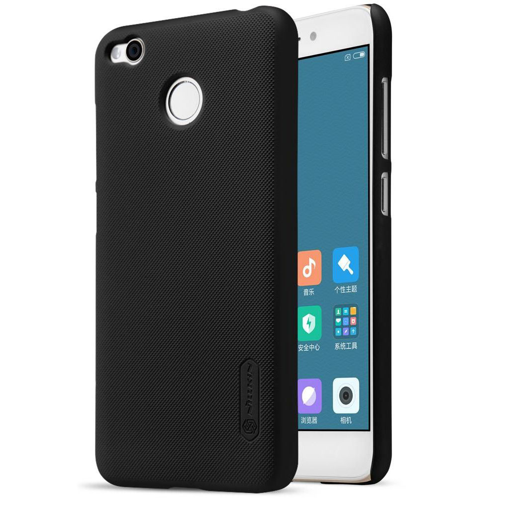 XIAOMI RedMi 4X Nillkin Super Frosted Shield Back Case (Black Color)