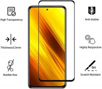 9D full Glue Screen Protector For Redmi Poco X3 Glass Protector xiomi X3