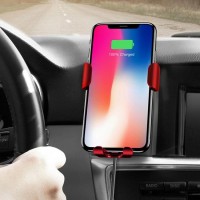 Baseus Wireless Car Charger Mount Gravity Car Mount Air Vent Phone Holder