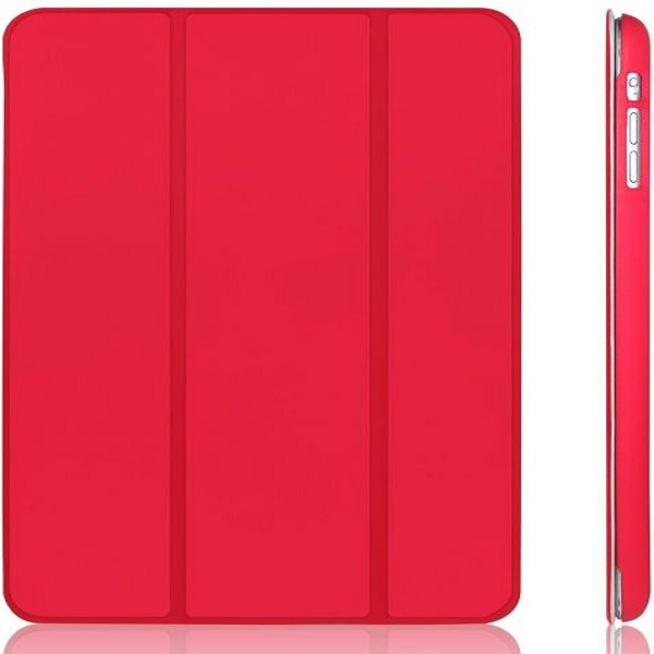 iPad Mini 4 Case Ultra Slim Red Cover with Auto Sleep Wake Feature